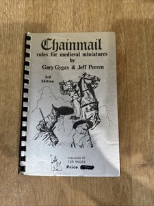 Dungeons & Dragons: Chainmail 3rd ed - TSR6002 Gygax Perren - Tapa blanda (1977) - Imagen 1 de 7