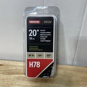 Oregon H78 Low Kickback Chain Saw Chain 20" NEW IN PACKAGE - Picture 1 of 5