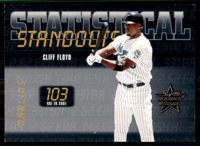 2002 Leaf Rookies & Stars Statistical Standouts #SS-6 Клифф Флойд Марлинс - Изображение 1 из 2