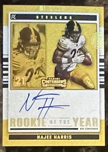 2021 Najee Harris Contenders Rookie of the Year Auto /10 GOLD - Picture 1 of 3