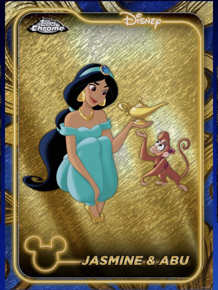 Topps Disney Collect JASMINE  GILDED BLUE EPIC  GALLERY OF GOLD - Image 1 of 1