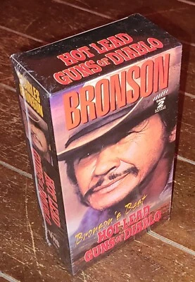 Charles Bronson: Hot Lead/Guns of Diablo (2-VHS, 1993, Front Row Entertainment) - Image 1 of 2