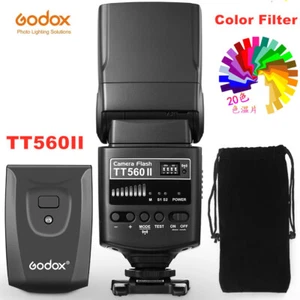 Godox TT560II Wireless Thinklite Camera Flash Speedlite fr Canon Nikon Sony Fuji - Picture 1 of 7