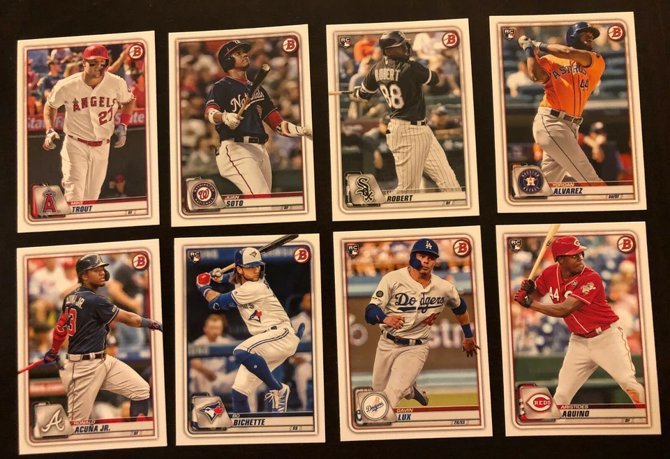 2020 Bowman Base 1-100 Complete Your Set! Trout Bichette Lux Alvarez FREE SHIP! - Image 1 of 1