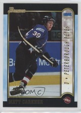 1999-00 Bowman CHL Gold /99 Matt Carkner #23 Rookie RC