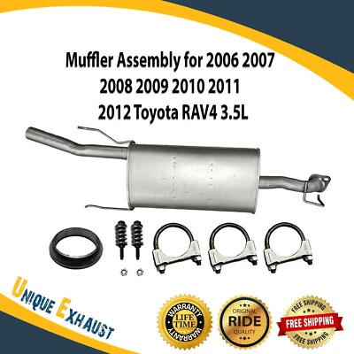 Muffler Assembly for 2006 2007 2008 2009 2010 2011 2012 Toyota RAV4 3.5L - Image 1 of 4
