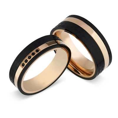 Verlobungsringe Trauringe Freundschaftsringe Eheringe Partnerringe Edelstahl  - Bild 1 von 4