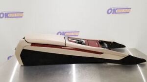 11 BMW ALPINA B7 F02 COMPLETE FRONT FLOOR CENTER CONSOLE WHITE AND WOODGRAIN