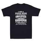 I Am A Proud Of Stubborn Employees They Are Bit Crazy Funny Saying Men's T-shirt