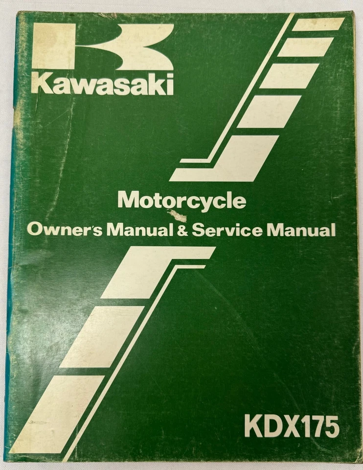 Manual del propietario y servicio Kawasaki 99920-1167-01 KDX175-A3 Foto 1 de 2
