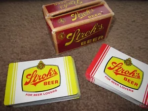2 mazzi di carte da gioco ORIGINALI BIRRA DI PAGLIA in CUSTODIA - Foto 1 di 2