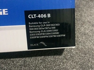 BRAND NEW Laser Toner Cartridge CLT-406 B Samsung CLP/CLX Black - Photo 1/5