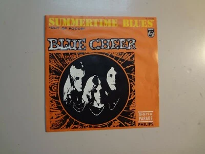 BLUE CHEER:Summertime Blues 3:43-Out Of Focus-Belgium 7" 68 Philips BF304162 PSL - Image 1 of 4