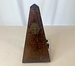 Metronome Seth Thomas De Maelzel Wood Tempo Keeper No. 309 Vintage 1940's WORKS - Picture 1 of 12