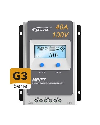 EPEVER® Tracer 4210AN G3 MPPT Solar Laderegler charge controller 40A,  12V/24V - Bild 1 von 4