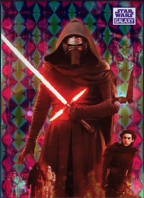 Kylo Ren 2022 Refractor Purple Legendary - Topps Star Wars Trader digital card - Image 1 of 4