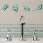 Birds STENCIL Wren Robin and Bluetit bird wall stencil furniture DIY 10024