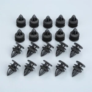 20Pcs Clips Door Panel Retainer Black Nylon For GM Chevrolet Replacement Parts - Picture 1 of 12