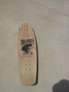 TEN EIGHTY LONG SKATEBOARD; 36"x9"x4"H, rough top, Wheel: 2.5"Diameterx 1 3/4" - Bild 1 von 5