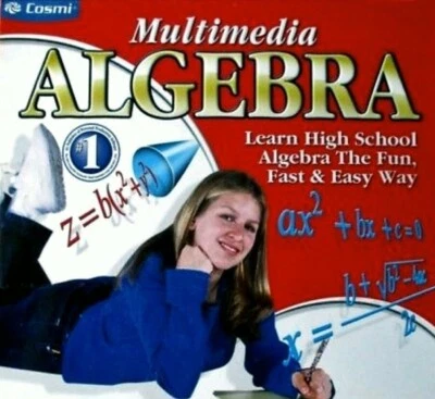 Cosmi Multimedia Algebra Windows PC CD-ROM Learn the Fast & Easy Way (NEW) #N68 - Image 1 of 2