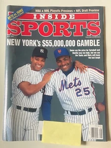 INSIDE SPORTS MAY 1992 METS VS. YANKEES $55 Million Dollar Gamble COVER - Picture 1 of 2