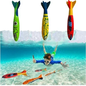 3 Pack Best Brands Pool Torpedoes Fun Way To Improve Swimming Skills - Picture 1 of 5