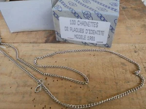 chain regulatory identity plate 1951 Indochina - Picture 1 of 2