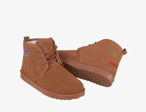 Buffalo Bills NFL FOCO Men's Team Logo Sherpa Lined Boot Cover
