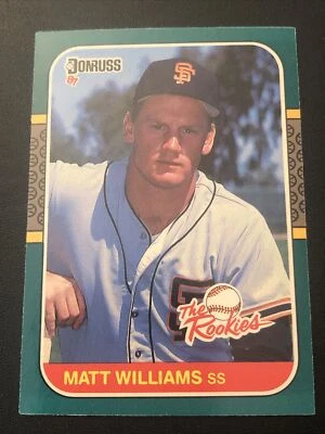 1987 Donruss The Rookies Matt Williams #45 - Image 1 of 2