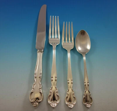 American Classic by Easterling Sterling Silver Flatware Set 8 Service 32 Pieces - Image 1 of 4