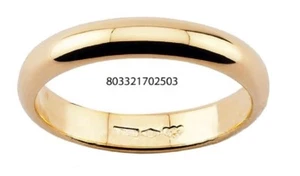 DIANA Ehering Trauring Gold 750/000 18KT 5,00 Gramm Gravur Kostenlos - Bild 1 von 2