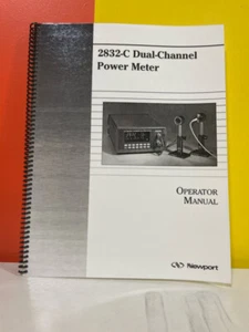 Newport 2832-C Dual-Channel Power Meter Operator Manual - Picture 1 of 2