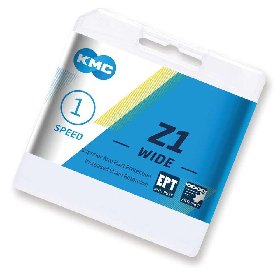 KMC E-Bike Fahrradkette Z1 W EPT 1/2x1/8 für Nabenschaltung 128 Glieder AntiRost - Bild 1 von 1