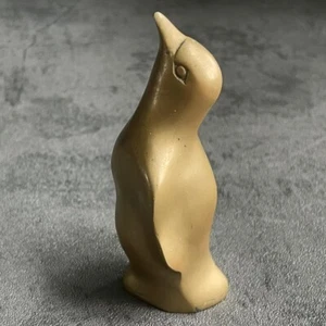 Vintage Leonard Korea MCM massives Messing Pinguin Statue Figuren Briefbeschwerer 3,75" hoch - Bild 1 von 4