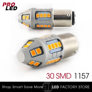 NUEVO LED 1157 Ámbar Amarillo Señal de Giro Intermitente Freno Bombillas LED - Imagen 1 de 9