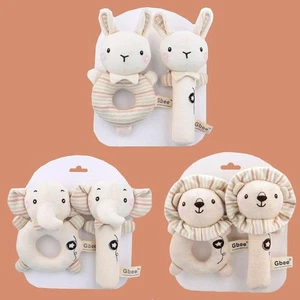 Organic Cotton Baby Rattle – Soft Handheld Soothing Toy for Infants & Newborns - Picture 1 of 13
