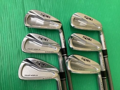 Honma TOUR WORLD TW727V FORGED Iron Set 5-10 6pc Flex Stiff VIZARD IB95 Graphite - Image 1 of 4
