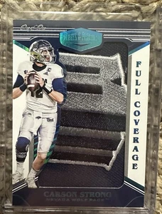 2022 Plates & Patches Carson Strong Rookie Mountain West Logo Patch #1/1 - Picture 1 of 3