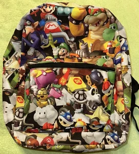 2017 Mario Kart Nintendo Backpack No Tag - Bild 1 von 12