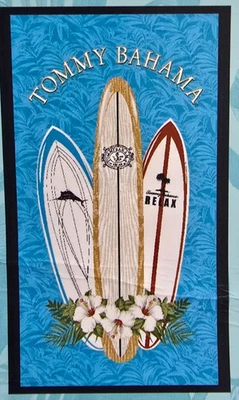 Tommy Bahama Extra Large Beach Towel Surfing - 100% Cotton - 101cm x 177cm — 第 1/4 张图片