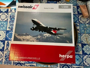 Herpa Boeing 747-300 Swissair 1:200 Limited Edition - Picture 1 of 7