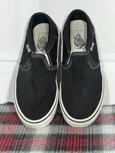 Vans Black and White Slip-On Shoes size 7 Men’s  - Picture 1 of 9