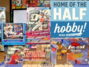 Seattle Mariners Hobby Box BREAK 22-25 MLB 1/3 Topps Finest 1/4 Sapphire - Picture 1 of 5