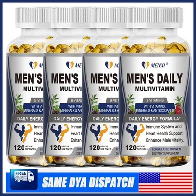 Cápsula multivitamínica diaria para hombres complejo aumento de energía próstata función de salud tapa Foto 1 de 4