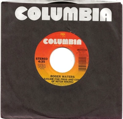 ROGER WATERS ~ 5:01 AM (THE PROS AND CONS OF HITCHHIKING) /4:30AM...1984 CBS 7" - Image 1 of 2