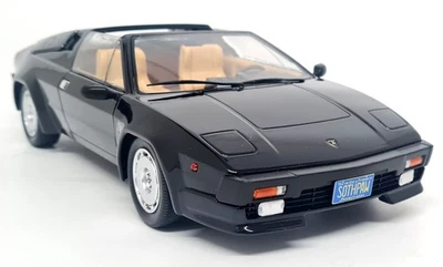 KK 1/18 Lamborghini Jalpa 3500 1982 Black Rocky IV Diecast Scale Model Car  - Image 1 of 4