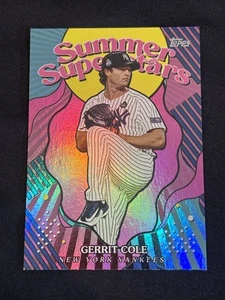 2025 Topps Series 2 #SS-47 Gerrit Cole SUMMER SUPERSTARS Pink Parallel - Picture 1 of 2