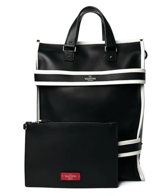 Valentino Garavani Nappa Leather Rockstud Tote Bag with leather pouch - Image 1 of 4