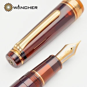 WANCHER × SAILOR Pro Gear Base 21K Füllfederhalter Kaffee Mokka Braun MF Feder Japan - Bild 1 von 4
