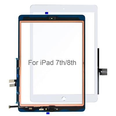 Touch Screen Glass Digitizer Replacement for Apple iPad 7/8 with Home Button - Image 1 of 4